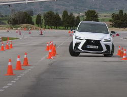 Новый Lexus NX проверили лосиным тестом