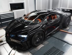 Посмотрите на испытания Bugatti Chiron Super Sport на диностенде