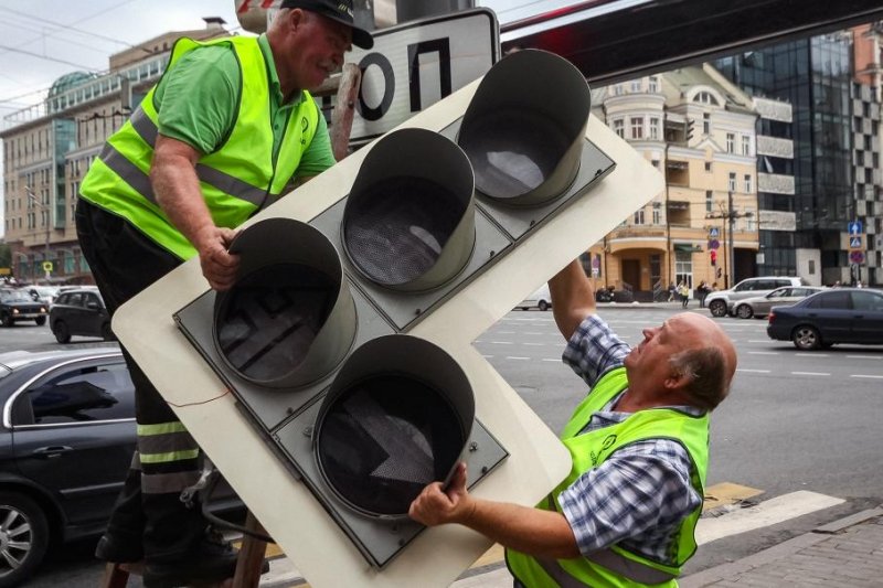 В Москве появился светофор, следящий за качеством воздуха