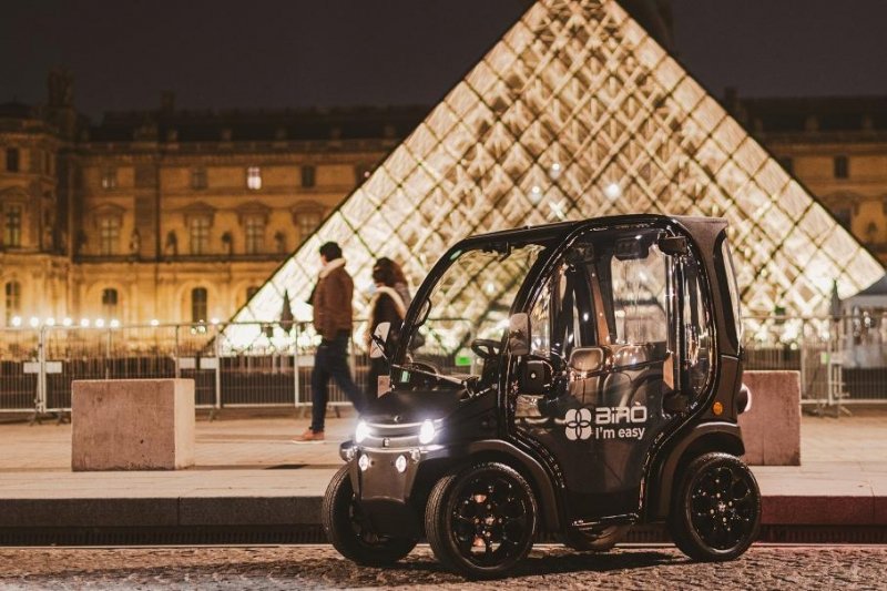 Во Франции появился крошечный электрокар Bir&ograve;: он в два раза меньше &laquo;Оки&raquo;