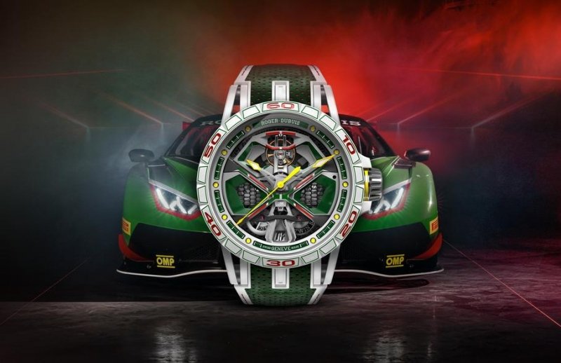 Часы Roger Dubuis посвятили новому гоночному Lamborghini Huracan GT3 Evo2